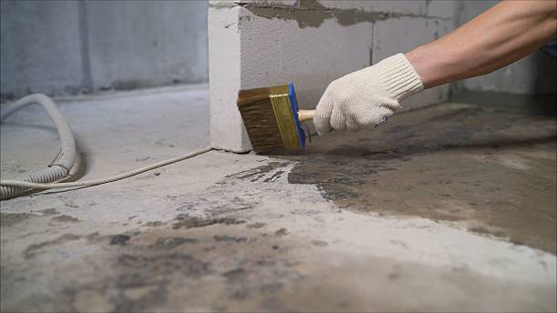 Crawl space vapor barrier installation in Hall, NY